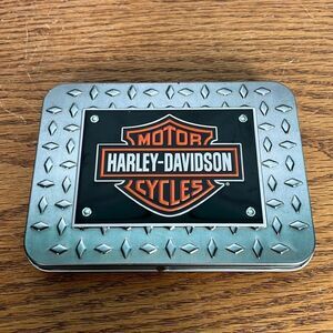 Harley Davidson Motorcycles Playing cards in Metal Case Never Opened